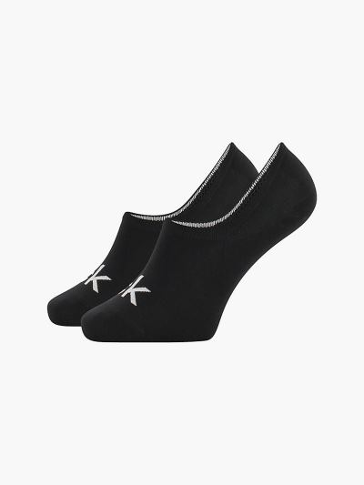 Calvin Klein Táskák & Kiegészítők HU383911 | Calvin Klein Logo Invisible Férfi Zokni Fekete